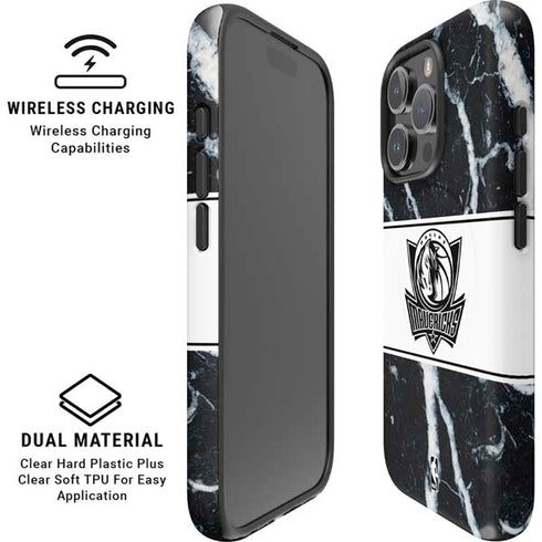 NBA Dallas Mavericks Marble iPhone 16 Pro Magsafe Impact Case